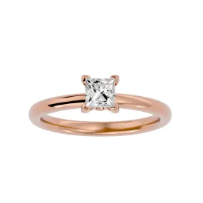 1.00ct Princess Cut Simple Engagement Ring