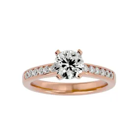 1.29ct Classic Channel-Set Diamond Engagement Ring