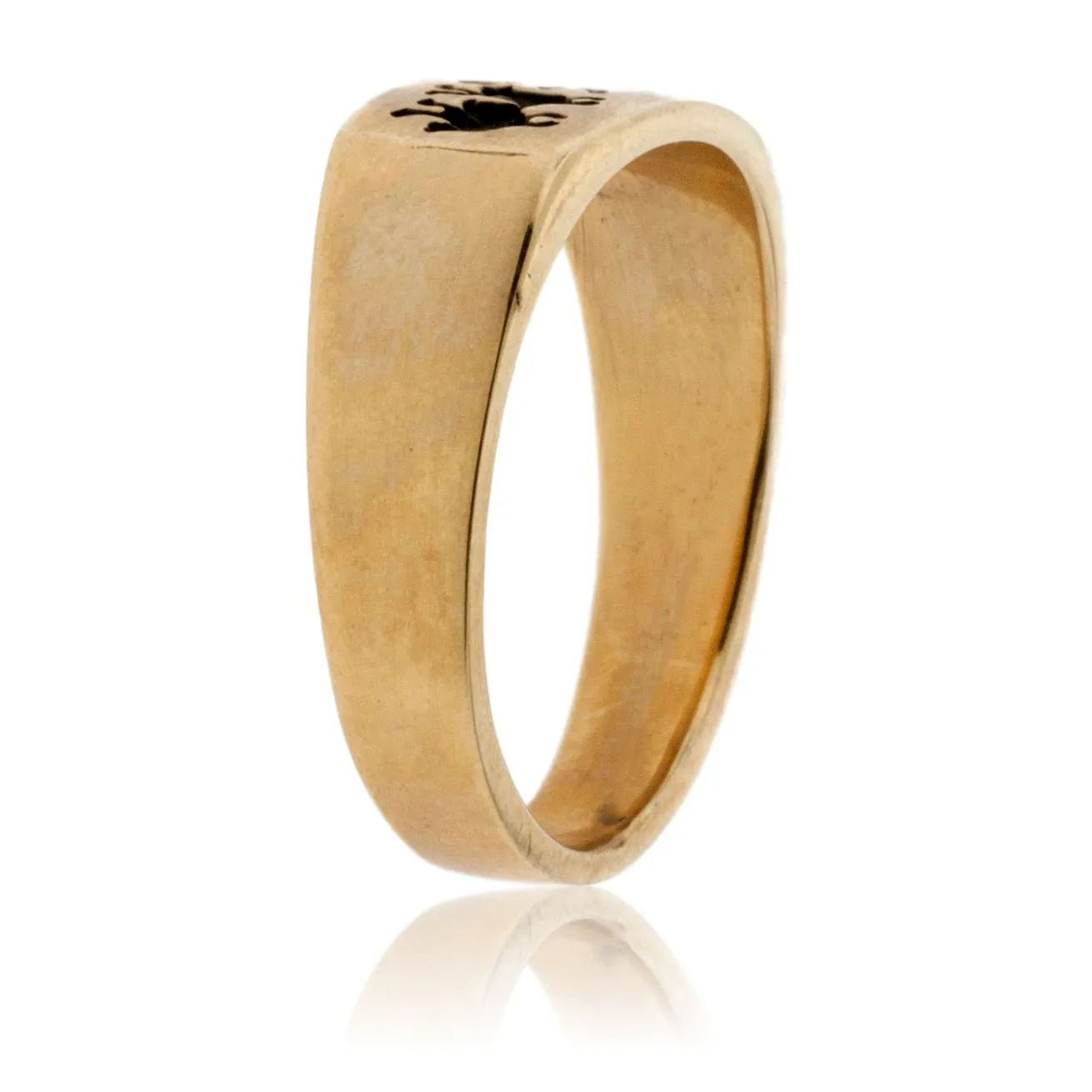 Animal, Sun, Man Petroglyph Ring
