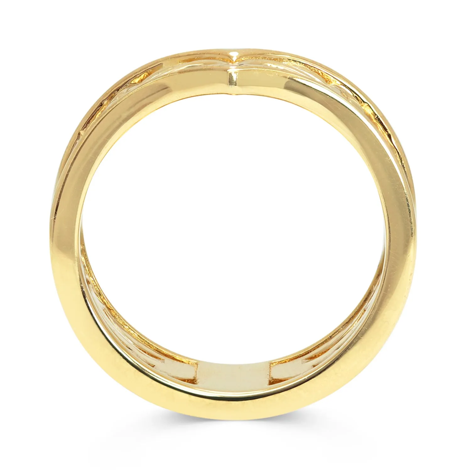 Artisan Filigree Ethical Gold Jacket Ring