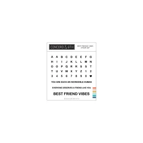 Best Friend Vibes Stamp Set