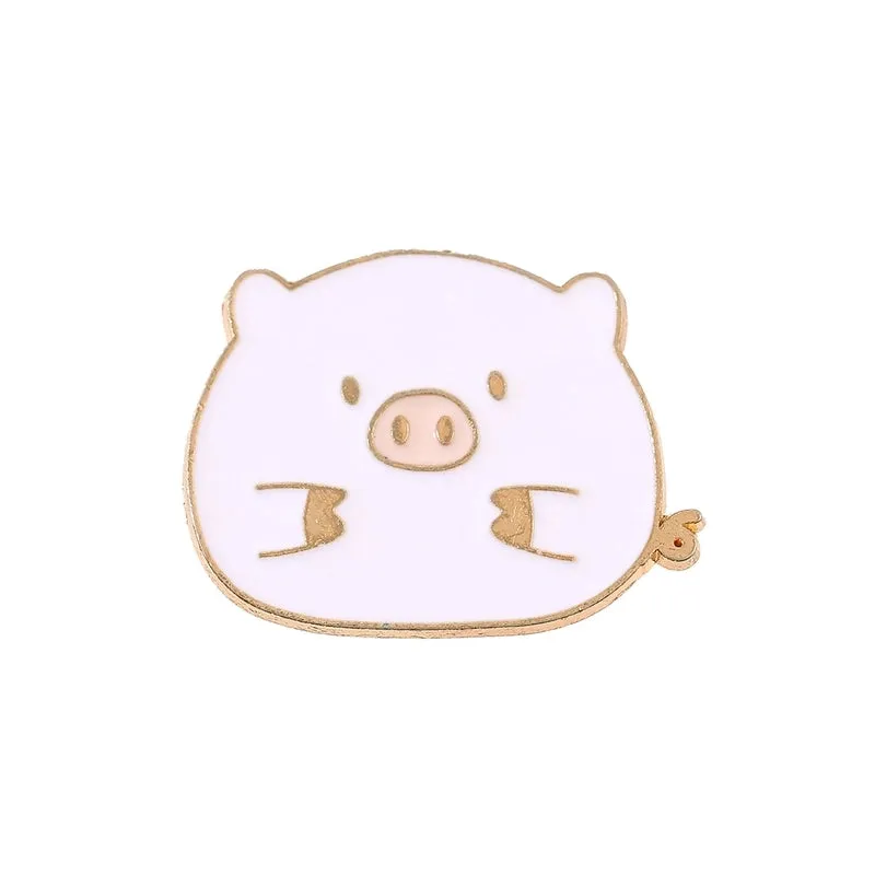 Casual Retro Pin Animal Cartoon Cat Metal Unisex Brooches