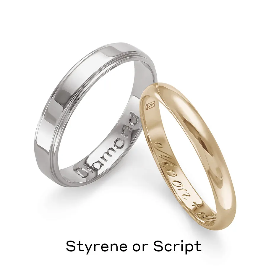 Classic Half Round Band - 14k Gold, 5mm