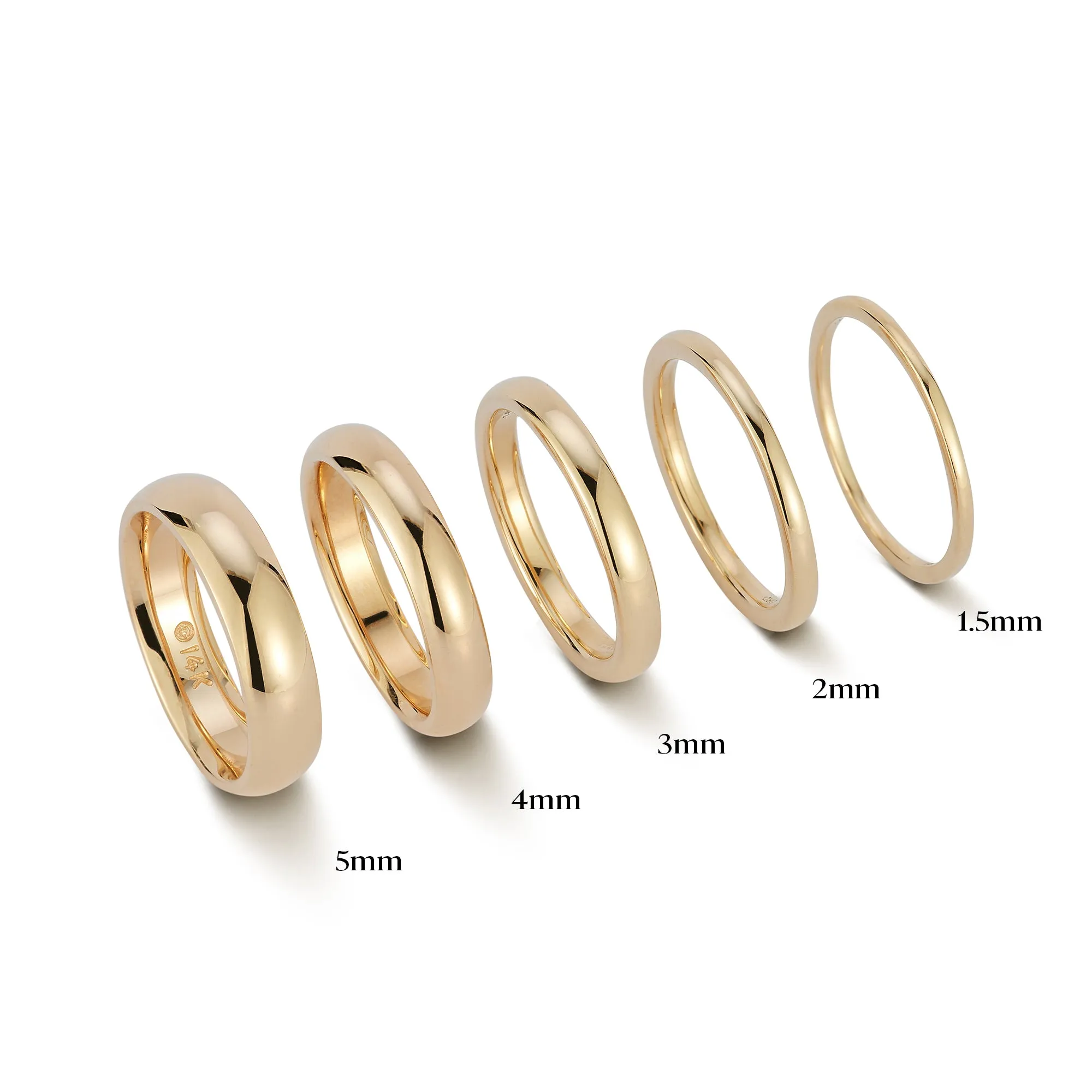 DRD 2mm Gold Band