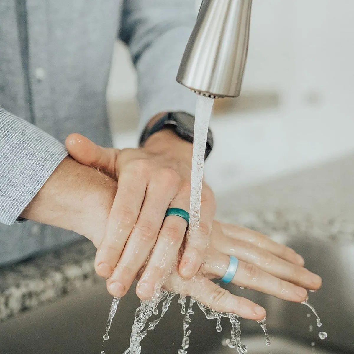 Enso Rings Classic Birthstone Series Silicone Ring - Alexandrite