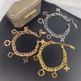 Flower Charm Bracelet