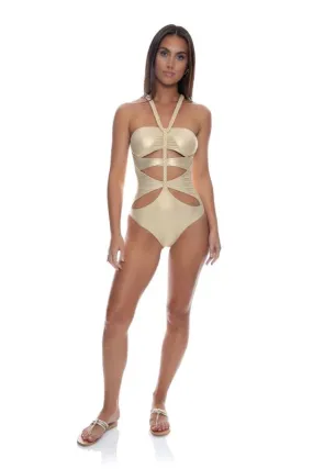 Gold Rush Sail On Braided Cut Out One Piece