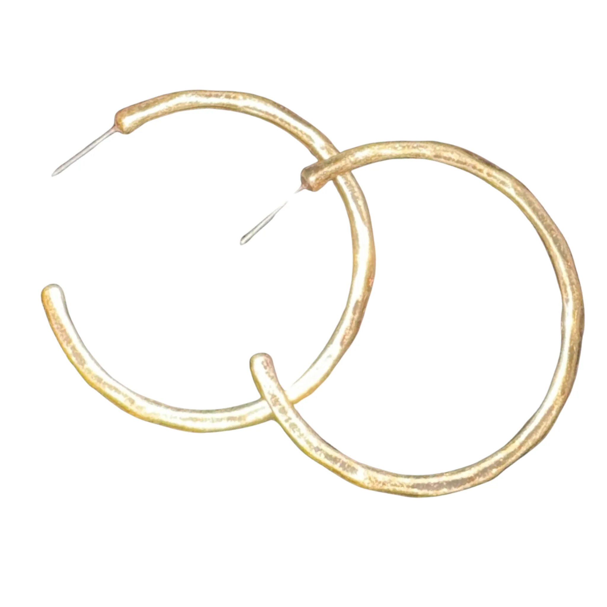 Hammered Hoop Earrings