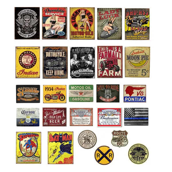 Live To Ride Motorcycle Tin Sign