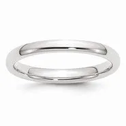Palladium Heavy Weight Comfort Fit 2.5mm Wedding Band Ring
