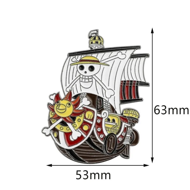 Retro Cartoon Skull Alloy Plating Unisex Brooches