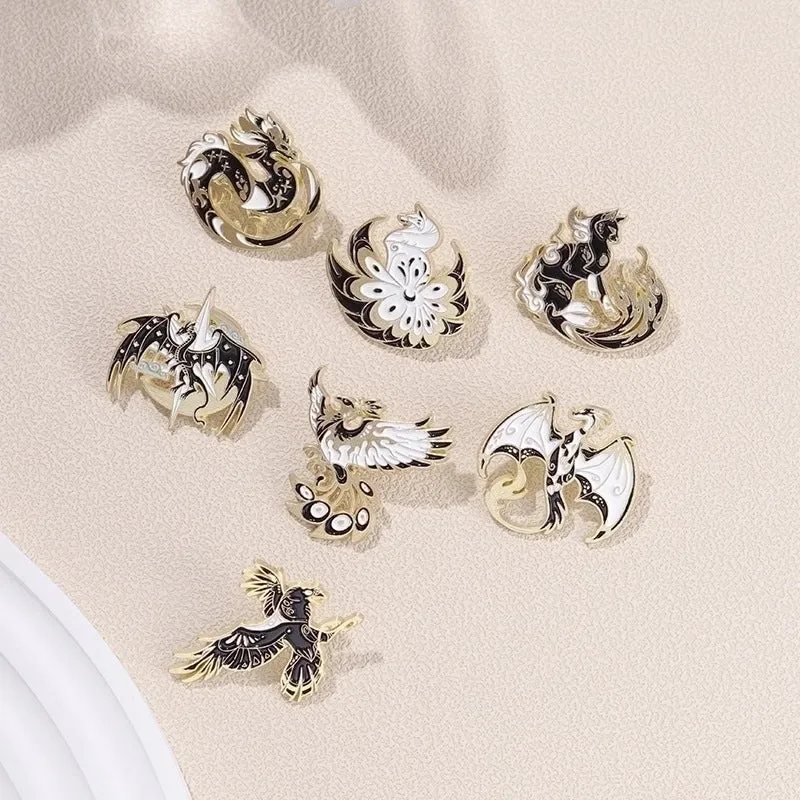 Retro Pin Animal Alloy Plating Unisex Brooches