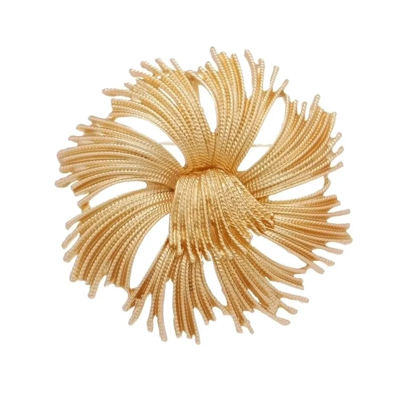 Retro Pin Flower Alloy Plating Unisex Brooches