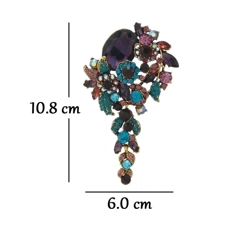 Retro Pin Flower Alloy Unisex Brooches