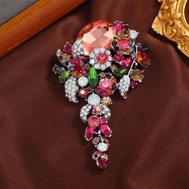 Retro Pin Flower Alloy Unisex Brooches