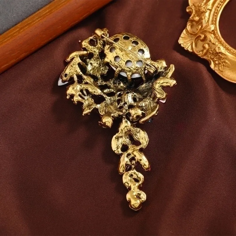 Retro Pin Flower Alloy Unisex Brooches