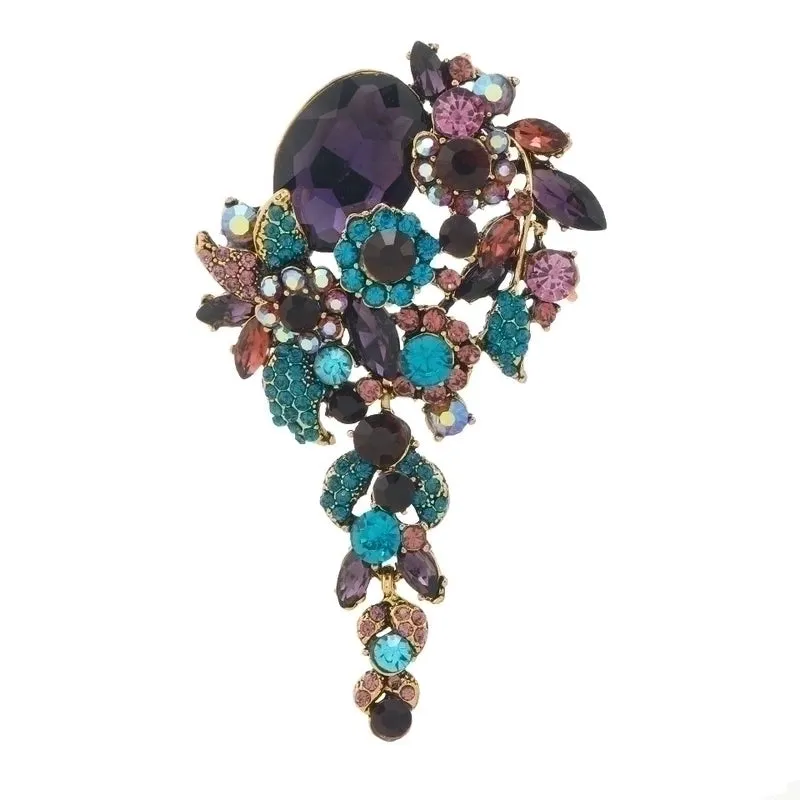 Retro Pin Flower Alloy Unisex Brooches