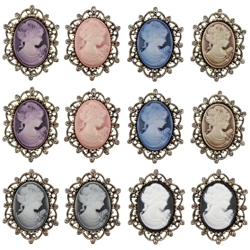 Retro Pin Flower Alloy Women's Brooches