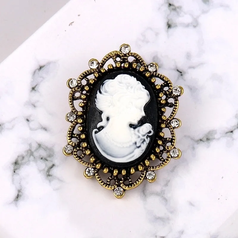 Retro Pin Flower Alloy Women's Brooches