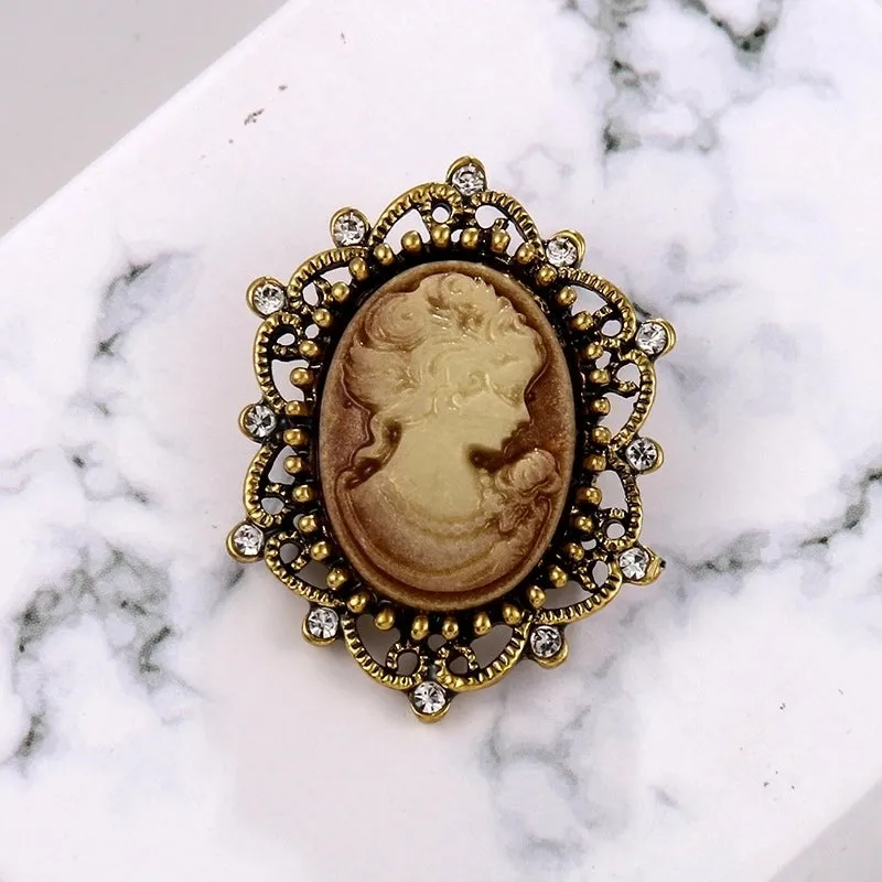Retro Pin Flower Alloy Women's Brooches