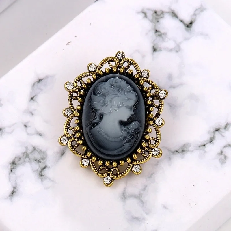 Retro Pin Flower Alloy Women's Brooches