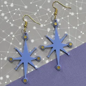 Retro space  - earrings - Set of 2