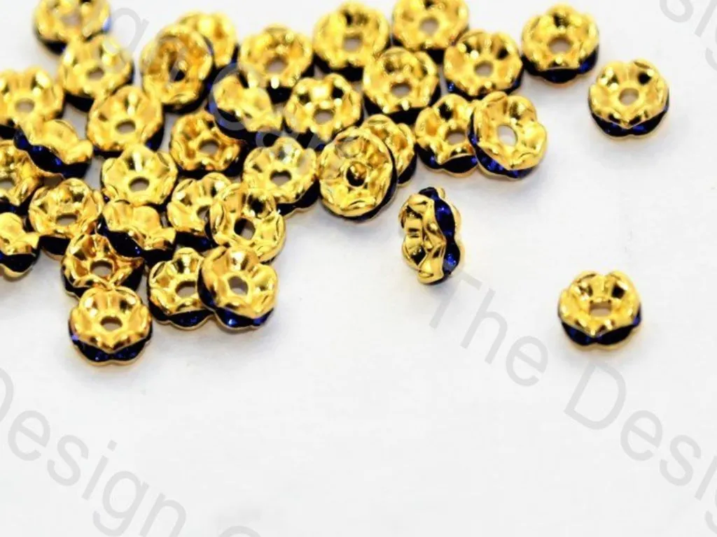Royal Blue Golden Rings