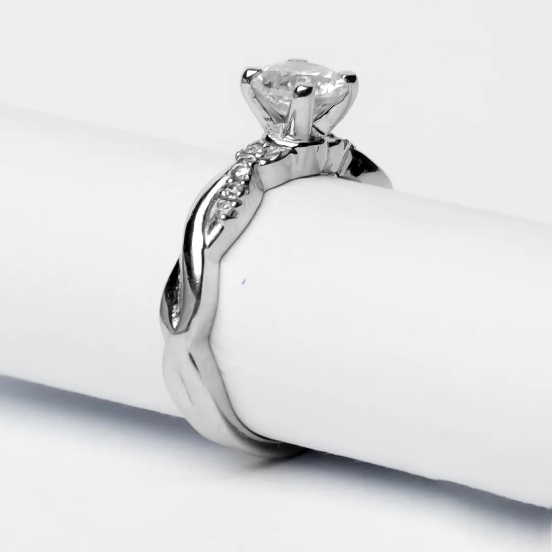Sparkle on Sunshine 925 Sterling Silver Zircon Ring