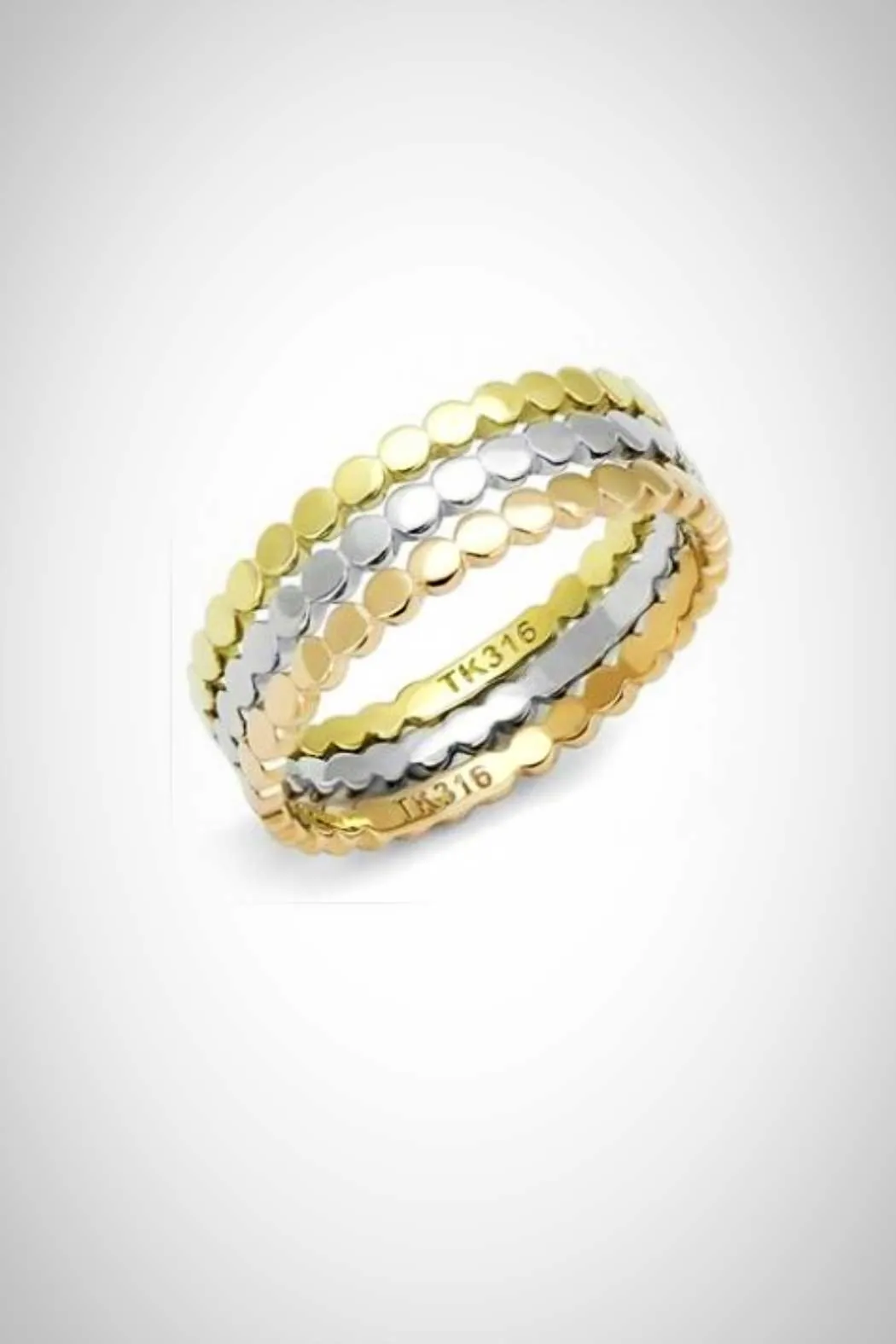 Terrific Tri-Tone Ring