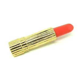 Vintage 1980s Retro Lipstick Brooch