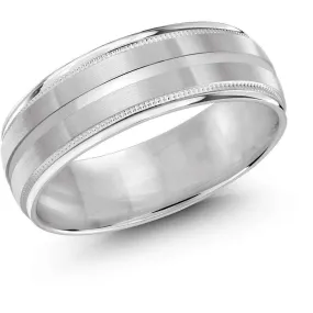 White Gold Wedding Band