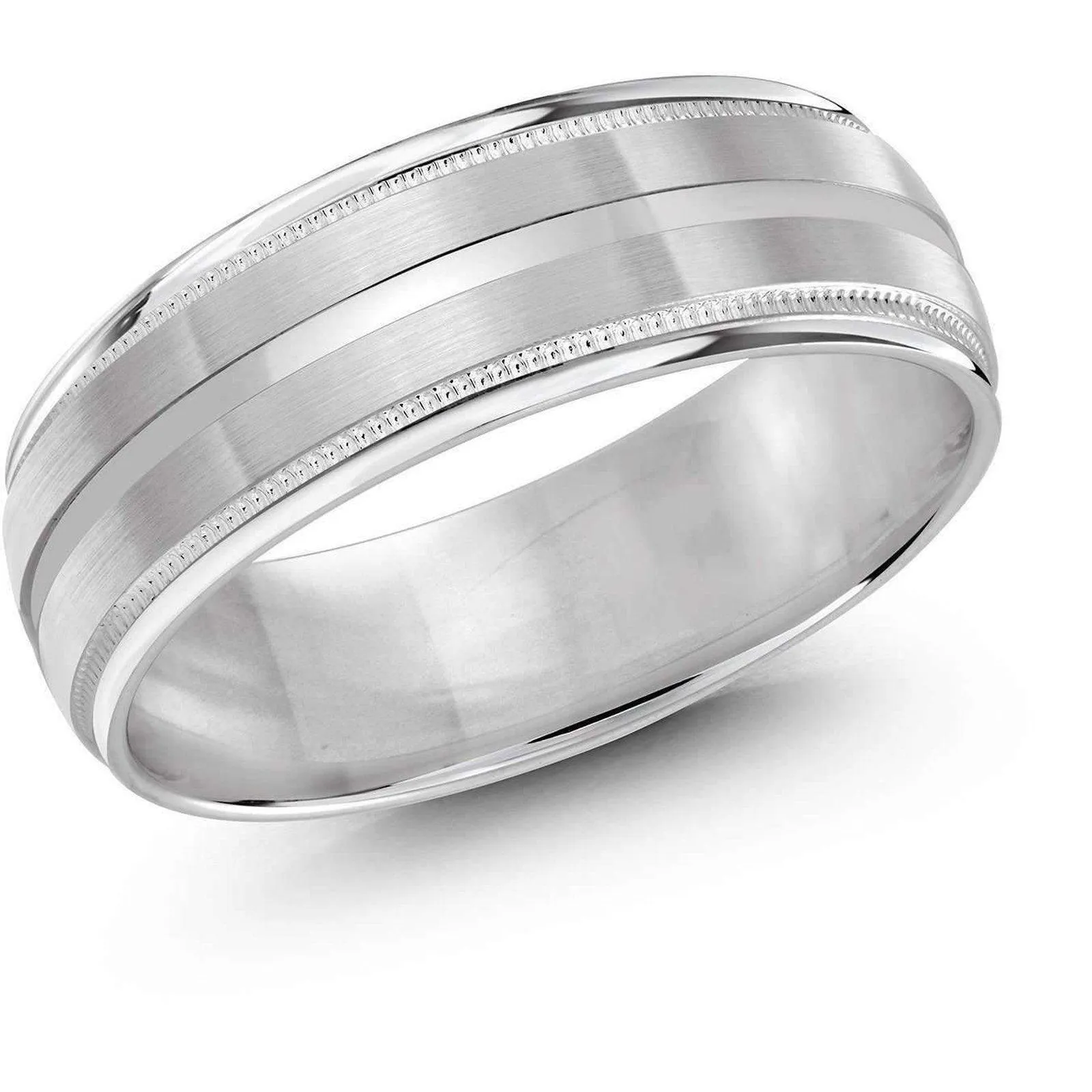 White Gold Wedding Band